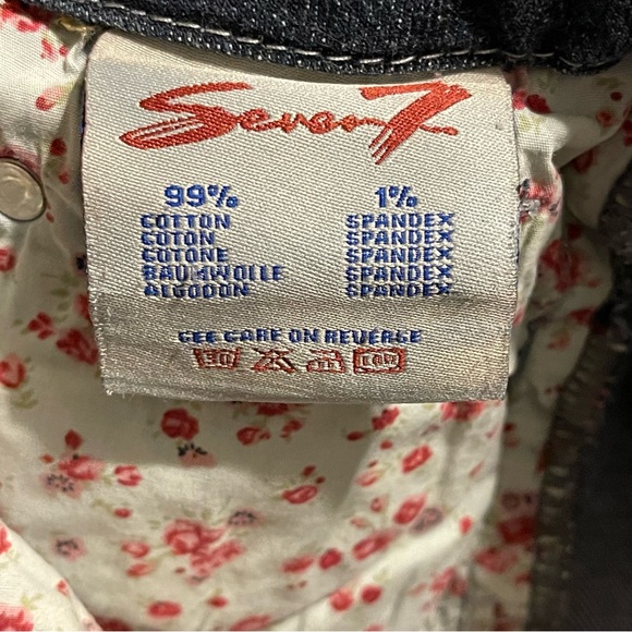 Seven7 Women's Premium Denim Limited Edition Straight Leg Jeans Size 22 - Picture 5 of 15